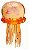 Sequin Glitter jellyfish squishy sensory toy-no brand: Jelly Green-Highly recommended
