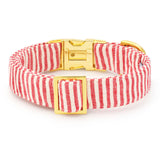 CANDY CANE STRIPE DOG COLLAR