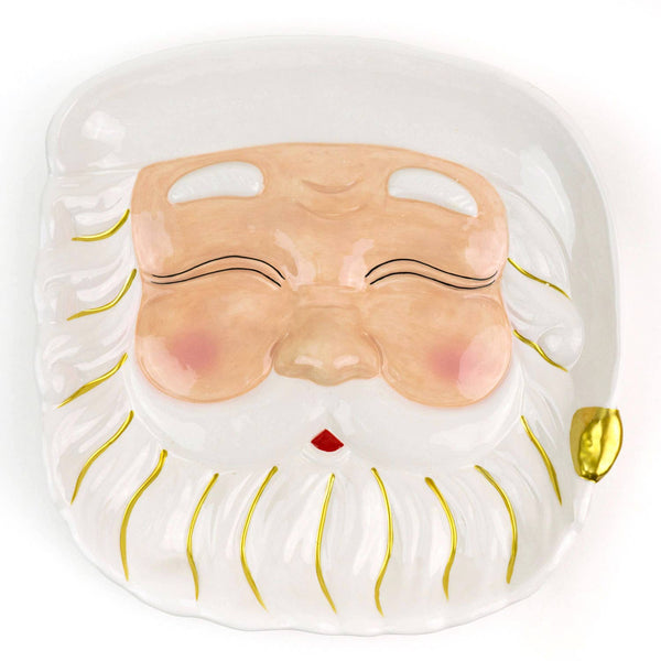 SANTA FACE PLATTER