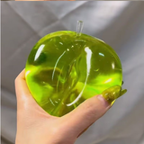 Green jelly Apple squishy Toy apple stress ball gift: Green