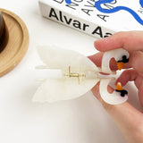 White Swan Hair Clip Acetate Claw Clips