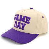 C.C GAME DAY Embroidered Cotton Baseball Cap: Navy