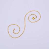 16" Paper Clip Chocker Necklace, Dainty 24k Gold Filled chain necklace, Layering necklace, gold link necklace Ready to Wear chain necklace