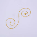 16" Paper Clip Chocker Necklace, Dainty 24k Gold Filled chain necklace, Layering necklace, gold link necklace Ready to Wear chain necklace