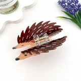 Cute Hedgehog Hair Clip, Playful Woodland Animal Hair Claw: Hedgehog