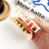 Peach Acetate Hair Clip Fruit Claw Clips