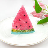 Fresh & Elegant Watermelon Acetate Hair Claw Clip: Pink