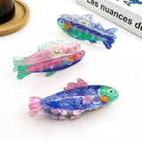 Cute Sardine Hair Claw Clip: Blue