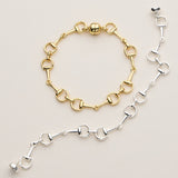 Mixed Metal Bit Chain | Bracelet Set: GD / ONE