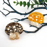 Mushroom Plant Acetate Hair Claw Clip: Red
