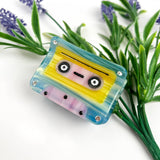 Creative Cartoon Cassette Tape Acetate Hair Claw Clip: Yellow