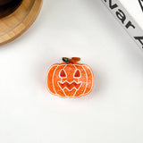 Orange Pumpkin Hair Clip,Halloween Claw Clip: Small