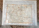 VINTAGE MAPS - USA STATES