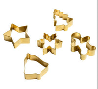 GOLD ORNAMENT COOKIE CUTTER SET