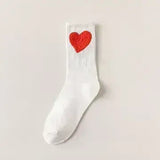 Women's Socks with Hearts: Khaki