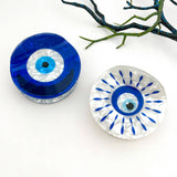 Sun Eye Glassy Round Creative Hair Claw Clip: E