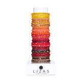Knoxville 4mm Crystal Bracelet- Tangerine