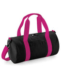 BagBase Mini Barrel Bag | 12 Litre Duffle | Carry Handles | 5 Colours | One Size: Classic Red/Off White / One Size
