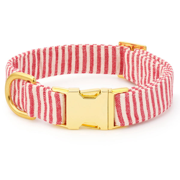 CANDY CANE STRIPE DOG COLLAR