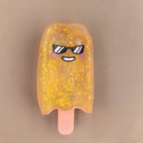 Maltose emoji Popsicle Ice pop Squeeze Toy for stress relief: Green