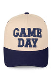 C.C GAME DAY Embroidered Cotton Baseball Cap: Navy