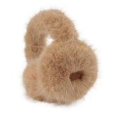 Solid Color Long Fur Winter Earmuff: TPE / ONESIZE