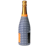 Navy & White Cane  Champagne