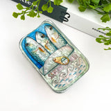 Funny Sardine Tin Themed Hair Claw Clip: Blue