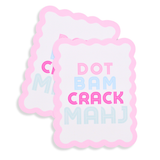 DOT BAM CRACK MAHJ SHUFFLER CARDS