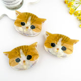 Adorable 3D Cat Acetate Hair Claw Clip – Cute & Quirky Style: Yellow