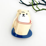 Adorable Playful Casual Dog Acetate Animal Hair Claw CliP: B