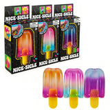 Nice cream cone Ice pop squishy fidget toy for stress relief: Cream cone-blue