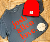 JOSH ALLEN LOVE TEE - VINTAGE DENIM