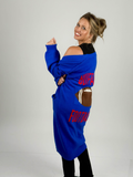 Buffalo Football Cardigan: One size fits MOST