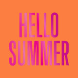 HELLO SUMMER COCKTAIL NAPKINS