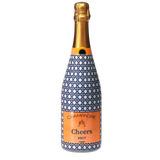Navy & White Cane  Champagne