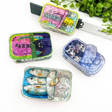 Funny Sardine Tin Themed Hair Claw Clip: Blue