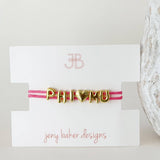 Sorority Cord Bracelet: ♡APHI♡