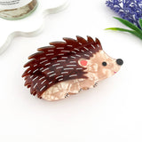 Cute Hedgehog Hair Clip, Playful Woodland Animal Hair Claw: Hedgehog
