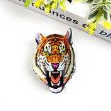 Tiger Head Hair Claw Clip, Cheetah Head Hair Clip: Tiger