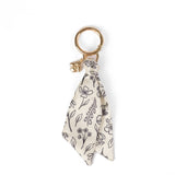 Floral Satin Keychain: Countryside Blooms