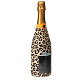 Tan Leopard Champagne Bottle Wrap