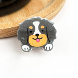 Mini Dog Series Hair Claw Clips, Cute Puppy Animal Hair Clip: K