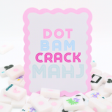 DOT BAM CRACK MAHJ SHUFFLER CARDS
