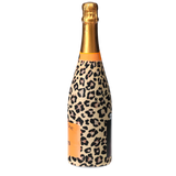 Tan Leopard Champagne Bottle Wrap