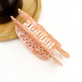 Pink Fish Acetate Hair Claw Clip, Ocean-Inspired Hair Clip