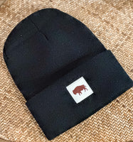 MRKT BUFFALO BEANIES - BROWN BUFFALO