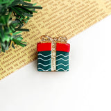 Christmas Mini Hair Claw Clips, Christmas Tree Hair Clip: Santa Hat