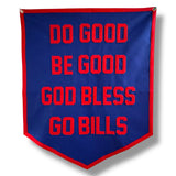DO GOOD BE GOOD VINTAGE BANNER