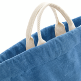 BagBase Denim Drawstring Bag | 12 Litre Capacity | 100% Cotton | Blue or Light Blue | One Size: Light Denim / One Size